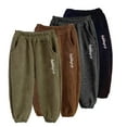 thumbnail image 1 of Esaierr Baby Boys Girls Corduroy Jogger Pants for Kids Cotton Elastic Waist Sweatpants Fall Winter Toddler Sweat Pants Bottoms 9 Months - 12 Years, 1 of 9