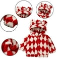 thumbnail image 1 of Esaierr Baby Boys Girls Fleece Hooded Jacket Coat with Ears for Toddler Newborn Warm Coat Zip Cartoon Padded Cotton Outwear for 6M-6Y, 1 of 5