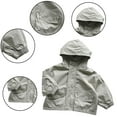 thumbnail image 1 of Esaierr Baby Boys Girls Lightweight Coat Toddler Hooded Jacket Windbreaker Solid Colour Long Sleeve Zip Outerwear for 1-6Y, 1 of 5