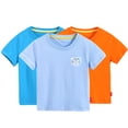 thumbnail image 1 of Esaierr Baby Boys Short Sleeve T Shirts Cotton Pullover Tees Tops 1-10T Boys Cartoon Printing Pullover Shirts Crewneck Tshirts for Kids, 1 of 6