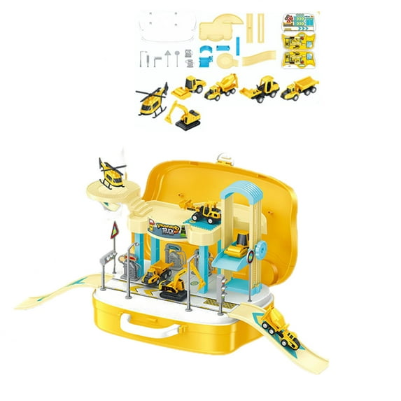 Esaierr Baby Boys Toy Car,Toddler Simulation Parking Lot,Kids Track Toy Car for 3+year Old