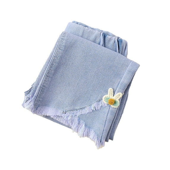 Esaierr Baby Girls Denim Bell Bottom Jeans Vintage 1-6 Years Toddler Kid Flare Pants Jeans Little Bottoms Leggings Pants