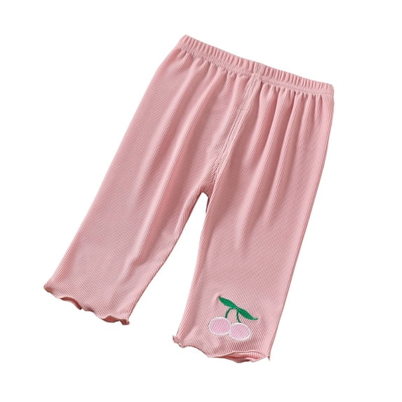 Esaierr Baby Girls Leggings 1-6Y Spring Autumn Pants Cartoon Trousers Stretch Snug Fitting Long Tights