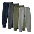 thumbnail image 1 of Esaierr Baby Kids Boy Autumn Sweatpants Jogger Pants Toddler Boys Cotton Elastic Pants Baby Boys' Casual Trousers for 1-10Y, 1 of 8