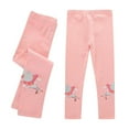 thumbnail image 1 of Esaierr Baby Kids Cotton Leggings Girls Star Print Pants Spring Autumn Skinny Trousers 2-7Y Soft Trousers, 1 of 6