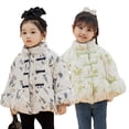 thumbnail image 1 of Esaierr Baby Newborn Girls down Cotton Jacket Coats Toddler Buttons down Coats Thickened Cotton Jacket Thickening Snowsuit Winter Coats Outerwear for 6 Months-5 Years, 1 of 7