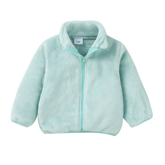 Esaierr Baby Toddler Boys Girls Fleece Jacket,Infant Winter Clothes Coat Tops zipper Up Warm Outwear Coat