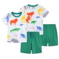thumbnail image 1 of Esaierr Baby Toddler Boys Girls Outfits Cartoon Short Sleeve T-Shirt Top + Shorts Summer Newborn Set 2Pcs for 2-8Y, 1 of 7