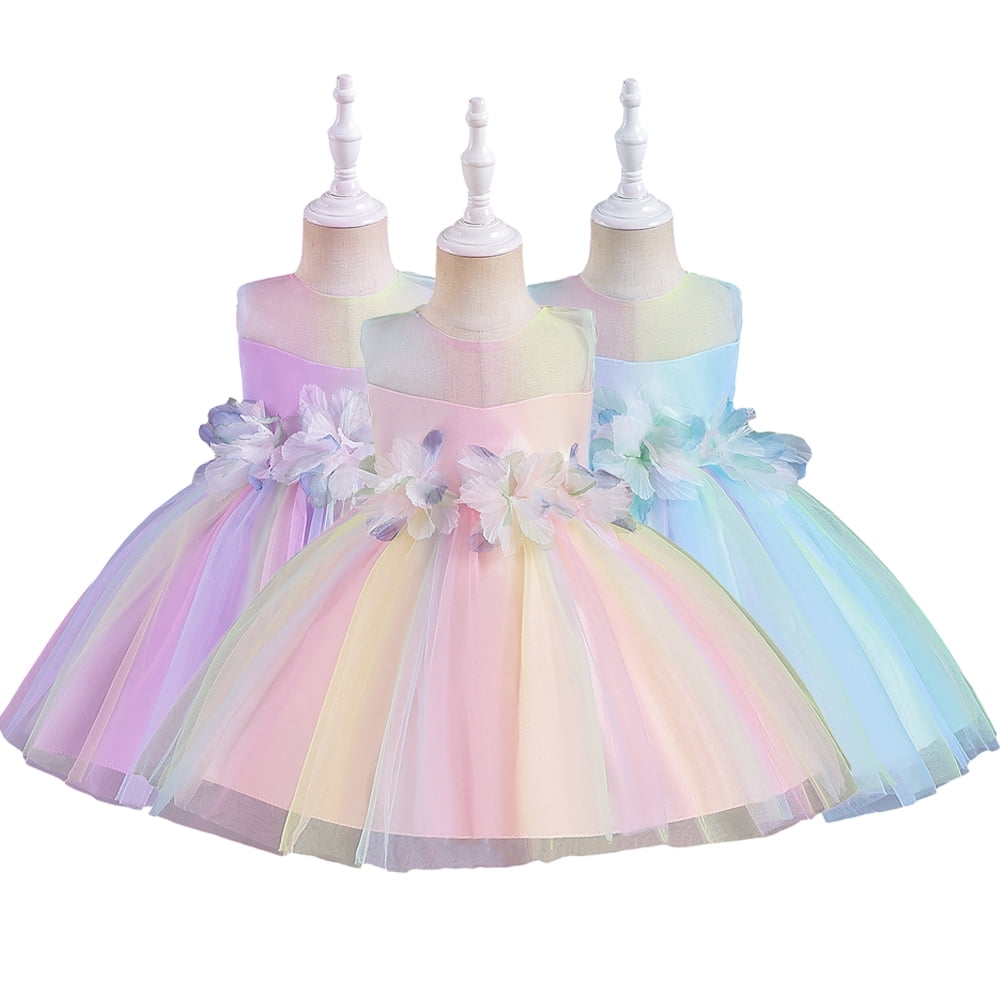 Berngi Princess Party Dress For Toddler Girls – Flower Tutu Dress For Birthday, Wedding & Special Occasions - View #6