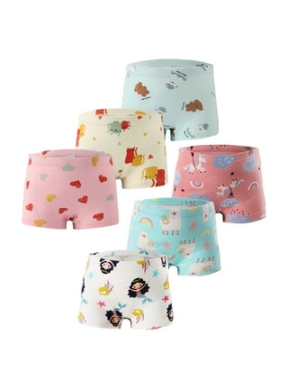 Esaierr Little Girls' Soft Cotton Underwear Toddler Undies Kids