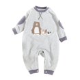 thumbnail image 1 of Esaierr Baby Toddler One-Piece Romper ,Newborn Cotton Romper Newborn Boys Girls Cartoon Long Sleeve One-Piece Romper, 1 of 5
