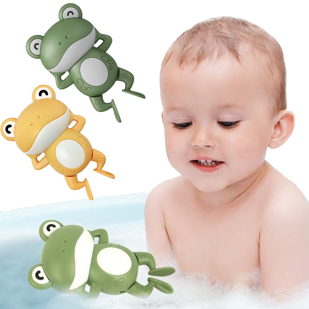 Esaierr Baby Toddlers Bath Bathtub Toys WindUp Frog Swim Bath Toys for