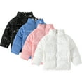 thumbnail image 1 of Esaierr Boys Girls Cotton Jacket Outerwear for Kids Toddle 3-12Y Winter Snow Coats Cotton Zipper Baby Padded Outerwear Jacket Tops, 1 of 7