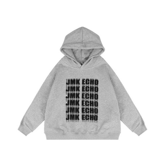 Esaierr Boys Girls Hoodies Hooded Sweatshirt Jacket Letters Pullover Sweater Toddler Loose Spring Fall Sweatsuit for Kids Baby 2-12 Years Old