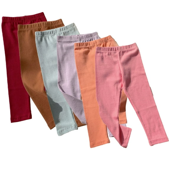 Esaierr Boys Girls Leggings for Toddler Kids 6M-10Y Spring Autumn Bottoms Cotton Pants Trousers Newborn Long Pants Leggings Toddler Comfortable Underpants Cotton Pants Trousers