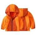 thumbnail image 1 of Esaierr Boys Girls Rain Jackets Lightweight Waterproof Hooded Rain Coat Comfortable Padded Rain for Kids Toddler Baby for 1-7Y, 1 of 5
