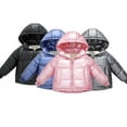 thumbnail image 1 of Esaierr Boys Girls Winter Down cotton jacket Coats for Toddler Baby 9M-7Y Winter down Outerwear Kids Thickened Warm Hooded Down Jacket, 1 of 6