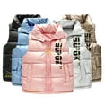 thumbnail image 1 of Esaierr Kids Baby Boys Girls Warm Down Vest Jacket,Boys Girls Puffer Down Waistcoat Toddler Thickened Standing Collar Warm Sleeveless Jacket, for 2-8Y, 1 of 6