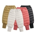 thumbnail image 1 of Esaierr Boys Girls Winter Sweatpants for Kids Baby Newborn,3M-6Y Kids Winter Thickened Warm Jogger Pants Solid Color Elastic Waist Winter Cotton Pants, 1 of 6