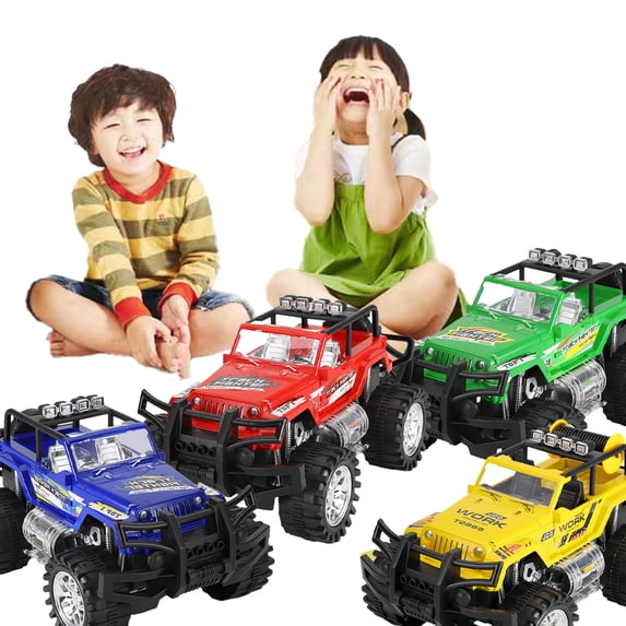 Esaierr Boys Inertia Large Pickup Truck Car Toys for Toddler Kids Large Beach Car Toys Aged 3 and Above Boys Car Model Toys