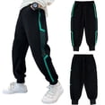 thumbnail image 1 of Esaierr Boys Sweatpants 4-14 Years Spring Fall Long Pants Sport Solid Color Trousers Comfortable Breathable Jogger Sport Pants for Toddler Kids Youth, 1 of 8