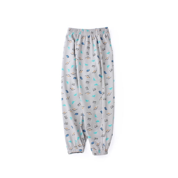Esaierr Boys Sweatpants Jogger Pants for Kids Teen Athletic Pants Pants Cute Spring Summer Elastic Anti-Mosquito Trousers for 4-12Y