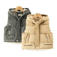 thumbnail image 1 of Esaierr Boys Winter Vest for Kids Toddler,Thickened Warm Padded Sleeveless Jacket Coats Baby Zip-Up Light Casual Warm Waistcoat Outwear Autumn Winter for 1-6 Years, 1 of 8