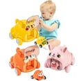 thumbnail image 1 of Esaierr Catapult Car Toys for Toddler Kids Cute Cartoon Animals Car Toys Puzzle Inertia Slalom Car for 3-6 Years Boys Girls Car Toys Gift, 1 of 6