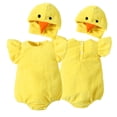 thumbnail image 1 of Esaierr Christmas Baby Girls Boys Plush Bodysuit Outfit Infant Baby Sleeveless Jumpsuit + Hat Infant Set Festive Dress up 2PCS 0 - 24 Months, 1 of 9