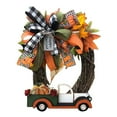 thumbnail image 1 of Esaierr Christmas Decorations, Wreath, 13.78inch , Front Door Decoration, Car Wreath, Door Hanging Decoration, 1 of 5