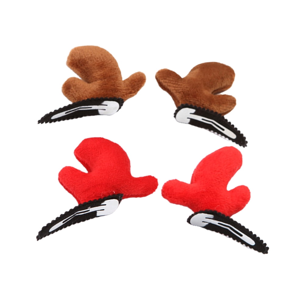 Esaierr Christmas Hair Clips/ Christmas Tree Hairpins Christmas Hat Hair Clips Xmas Accessories Holiday Headdress Set For Girls Women Gifts