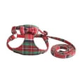 thumbnail image 1 of Esaierr Dog Vest & Harness 2 PCS Clothes for Small Medium Sized Dogs Cats Classic Christmas Plaid Outdoor Walking, 1 of 7