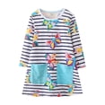 thumbnail image 1 of Esaierr Dress for Toddler Gir,Little Girls Hooded Dresses，long Sleeve Hoodie Cotton Dress for 2-7y, 1 of 6