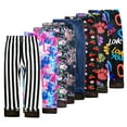 thumbnail image 1 of Esaierr Fall Winter Girls Padded Leggings Bottoms for Kids Baby Milk Silk Stretch Tights Toddler Girls Floral Autumn Pants Fleece Lined Trousers Footless for 2-11 Years, 1 of 6