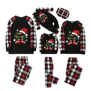 Esaierr Family Christmas Pjs Sets for Kids Baby,Jammies Christmas Family Pajamas Matching Sets Women Men Sleepwear