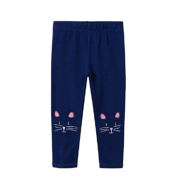 Esaierr Girls Kid spring autumn Pants Leggings section bottoming pants printed bunny stretch pants