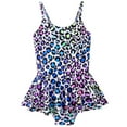 thumbnail image 1 of Esaierr Girls One Pieces Swimsuit Dress Bathing Suit Beach Sports Swimswear 4-12Y, 1 of 9