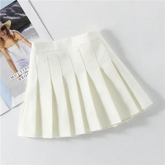 Esaierr Girls Short Skirt Summer High Waisted Pleated Skirt School Movement Skirt