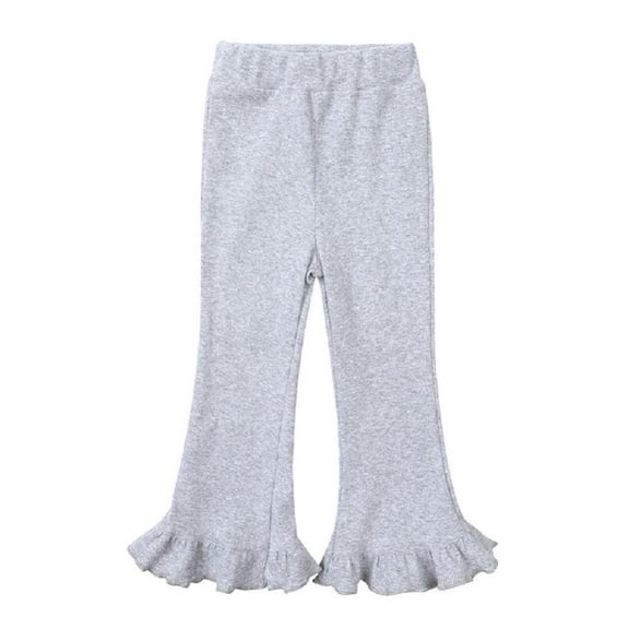 Esaierr Kid Toddler Baby Girl Bell Bottoms Stretch Cotton Fashion Flared Pants for 24M-8T