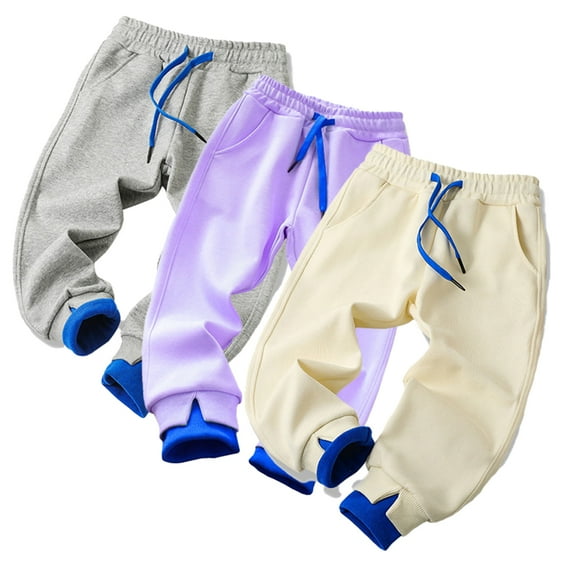 Esaierr Kids Baby Boys Girls Joggers Pants Fall Winte Sweatpants 1-12T Little Big Boys Trousers Soft Breathable Toddler Elastic Waist Sweat Pants Sports Leggings