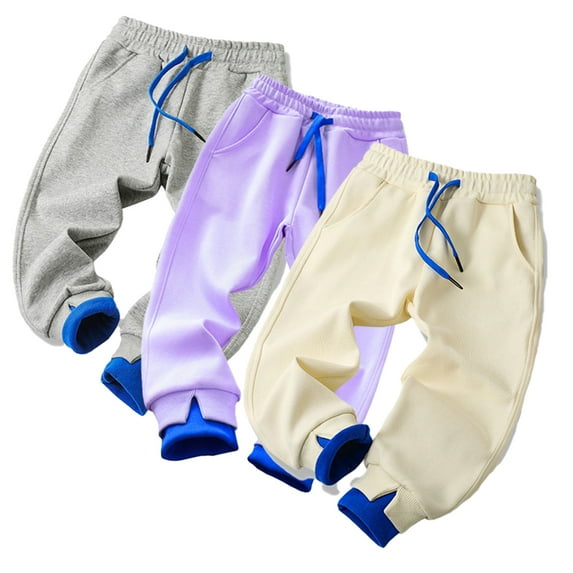 Esaierr Kids Baby Boys Girls Joggers Pants Fall Winte Sweatpants 1-12T Little Big Boys Trousers Soft Breathable Toddler Elastic Waist Sweat Pants Sports Leggings