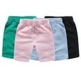 thumbnail image 1 of Esaierr Kids Baby Boys Shorts Pants 9M-10T Toddle Summer Athletic Knitted Shorts Elastic Solid Color Sports Shorts Soft Infant Cotton Casual Pants with Pockets, 1 of 7
