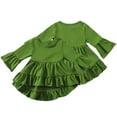 thumbnail image 1 of Esaierr Kids Baby Girls Bottom Shirt Solid Color Long Sleeve T-Shirt Spring Summer Flare Sleeve Tops for 1-6 Years Old, 1 of 9