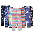 thumbnail image 1 of Esaierr Kids Baby Girls Printed Winter Leggings Autumn Winter Fleece Lined Tights Girls Warm Leggings for Toddler Girls Stretch Pants Thick Warm Pants Trousers Winter Tights for 3-12Y, 1 of 6
