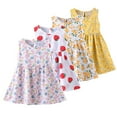 thumbnail image 1 of Esaierr Kids Baby Girls Summer Floral Dress Toddler Sleeveless Princess Skirt Pullover Vest Soft Cute Skirt Dresses Casual Dress Beach Skirt A-Line Skirt ,Sizes 1-8T, 1 of 8