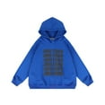 thumbnail image 1 of Esaierr Kids Baby Hoodies Sweatshirt for Boys Girls Long Sleeve Hooded Sweatsuit Toddler Unisex Letters Printed Sweater Handsome Tops for Spring Fall Size 2-12 Years, 1 of 7