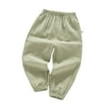 thumbnail image 1 of Esaierr Kids Baby Jogger Pants for Boys Girls Cotton Linen Elastic Long Pants Bloomers Casual Joggers Mosquito Pants Soft Athletic Pants for 1-5T, 1 of 8