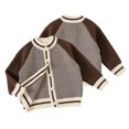 thumbnail image 1 of Esaierr Kids Baby Spring Autumn Sweaters Jacket Coats for Boys ,Toddler Long Sleeve Casual Knitted Button-Down Little Boys Knit Cardigan Outwear for 1-8Years Old, 1 of 6