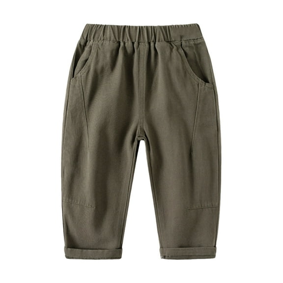 Esaierr Kids Baby Sweatpants for Boys Cotton Pants 1-8Y Toddler Boys' Pants Fashion Casual Solid Color Pants Spring Summer Jogger Pants
