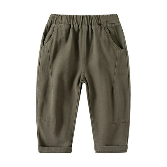 Esaierr Kids Baby Sweatpants for Boys Cotton Pants 1-8Y Toddler Boys' Pants Fashion Casual Solid Color Pants Spring Summer Jogger Pants